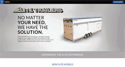 Desktop Screenshot of elitetrailers.com